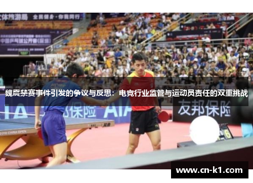 魏震禁赛事件引发的争议与反思：电竞行业监管与运动员责任的双重挑战